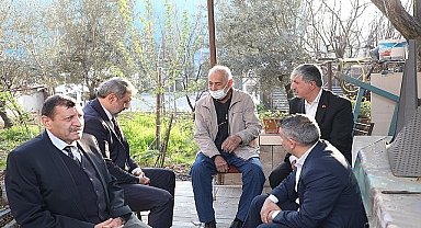 Ömeroğlu, Vekil Yılmaz'la kapı kapı dolaştı