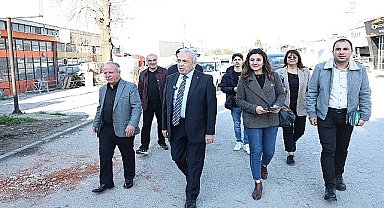 Şadi Özdemir Küçük Sanayi Sitesi'nde esnafı dinledi