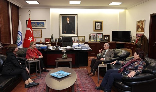 Şahin ve Hancıoğlu, Başkan Büyükerşen’i ziyaret etti