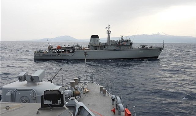 TCG Anamur, Ege Denizi’nde eğitimler icra etti