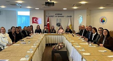 TOBB Edirne Kadın Girişimciler Kurulu'nda aylık planlama