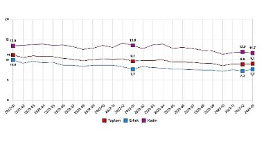 TÜİK: Mevsim etkisinden arındırılmış işsizlik oranı %9,1 seviyesinde gerçekleşti