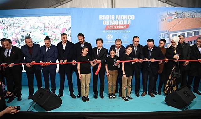 Tuzla Barış Manço Ortaokulu açıldı