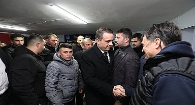 Ülkü Ocakları'ndan Çetinkaya'ya destek