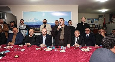 Yaman ve Çiftçi'den Ağrılılar Derneği'ne ziyaret