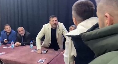 Yeniden Refah Partisi adayı Davut Güloğlu vatandaşla tartıştı