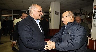 Yeniyalı'da Başkan Söğüt'e büyük ilgi