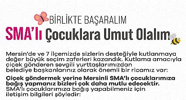 Abdullah Özyiğit'ten duyarlı çağrı; çiçek yerine SMA hastalarına bağış