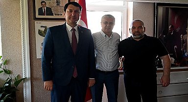 AKATÜB Başkanı Atahan'dan Başkan Topaloğlu'na ziyaret
