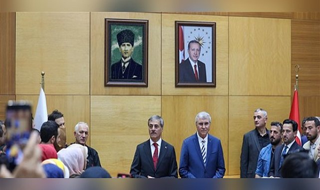 Alemdar, başkanlık makamını Ekrem Yüce’den devraldı