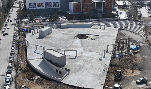 Ankara'da “Kapalı Otopark ve Kent Meydanı Projesi”nin çalışmaları sürüyor