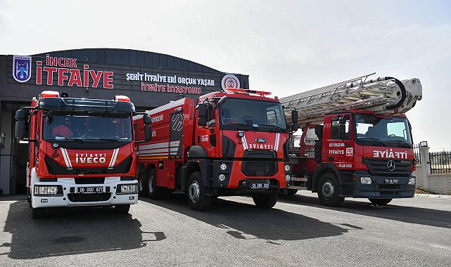 Ankara’daki Çakırlar ile İncek’te bulunan itfaiye istasyonları hizmet vermeye başladı