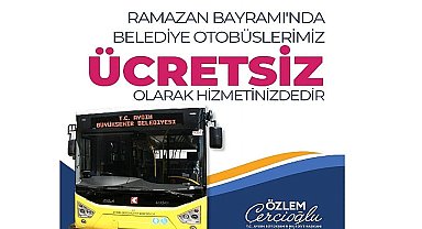 Aydın Büyükşehir Belediye Başkanı Özlem Çerçioğlu, Ramazan Bayramı süresince 