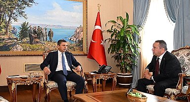 Başkan Böcek'in ilk protokol ziyareti Vali Şahin'e