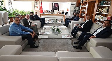 Başkan Topaloğlu'na tebrik ziyaretleri