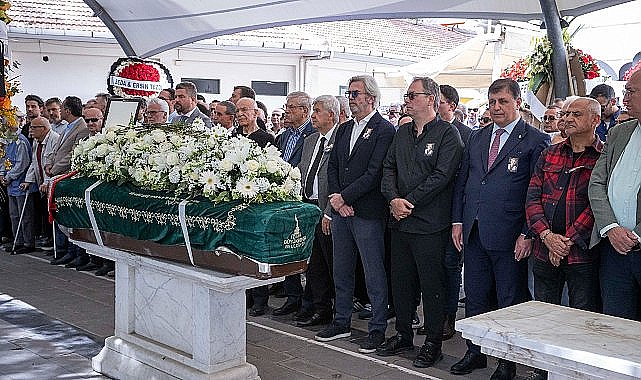 Başkan Tugay Mine Piriştina'nın cenaze törenine katıldı