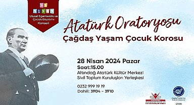 Bornova'da Atatürk Oratoryosu heyecanı