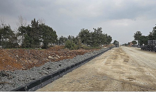 Büyükşehir'den Gebze Millet Bahçesi'ne 5 km yol
