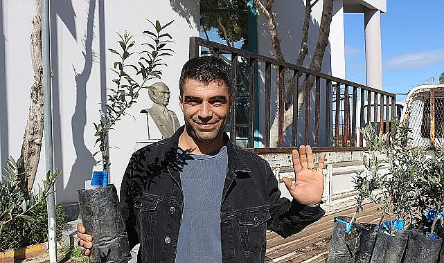Büyükşehir'den Serik'e zeytin fidesi desteği
