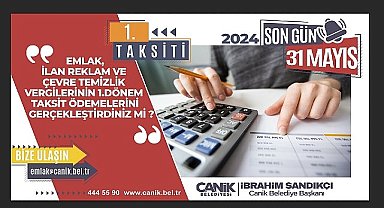 Canik'te Vergi Ödemeleri Başladı: Son Tarih 31 Mayıs