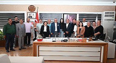 CHP Kemer İlçe Yönetiminden Başkan Topaloğlu'na ziyaret 