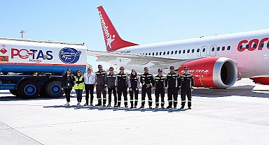 Corendon Airlines, Antalya'da bir ilke imza atarak Sürdürebilir Havacılık Yakıtı (SAF) yakıt kullanımına başladı