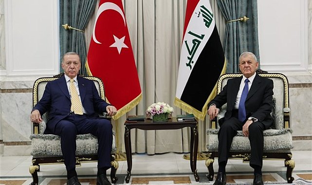 Erdoğan, Irak Cumhurbaşkanı ile görüştü