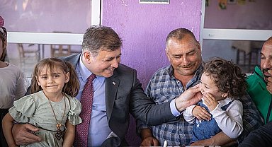 Deliktaş Köyü'ne sandık teşekkürü