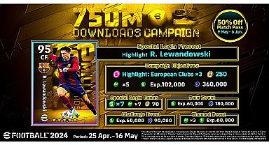 eFootball™ 750 Milyon İndirmeye Ulaştı