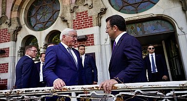 Ekrem İmamoğlu, Almanya Federal Cumhurbaşkanı DR. Frank-Walter Steinmeier'i Sirkeci Garı'nda Karşıladı