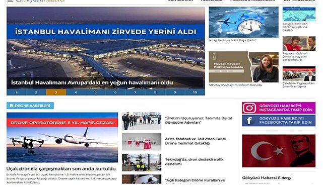 Gökyüzü Haberci, yeni web sitesiyle yayın hayatına devam ediyor