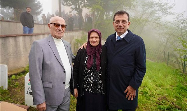 İmamoğlu ailesi, bayram ve mezarlık ziyaretleri için Trabzon’da