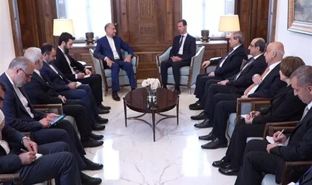 İran Dışişleri Bakanı Abdullahiyan, Suriye Devlet Başkanı Esad ile bir araya geldi