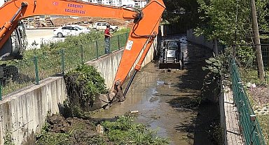 KanlıDere'de temizlik çalışmalarına başladı