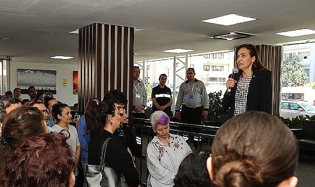 Karşıyaka Belediye Başkanı Ünsal'dan personel buluşması “Karşıyaka'yı akıl ve vicdanla yöneteceğiz!