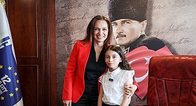 Karşıyaka'nın çocuk başkanı park ve barınak istedi!