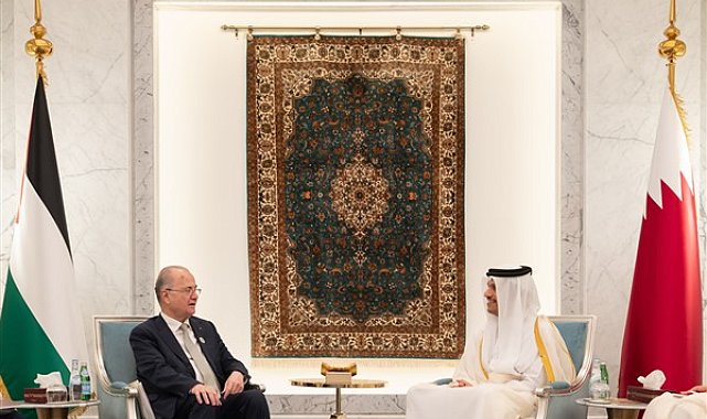 Katar Dışişleri Bakanı Al Sani, Filistinli mevkidaşı Mustafa ile görüştü