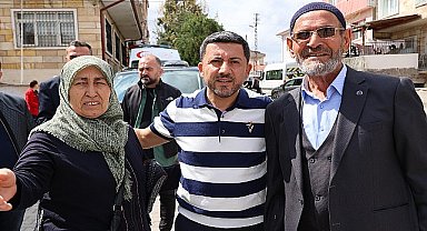 Nevşehir Belediye Başkanı Rasim Arı, Kıratlıoğlu Mahallesi'nde hemşehrileriyle bayramlaştı