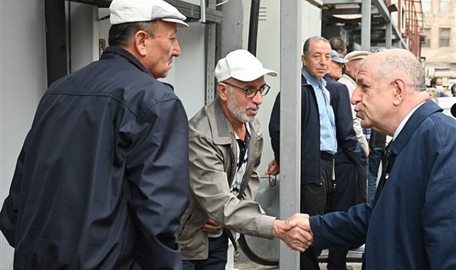 Özdağ'dan Ulus Hali'nde bulunan Et ve Süt Kurumuna ziyaret