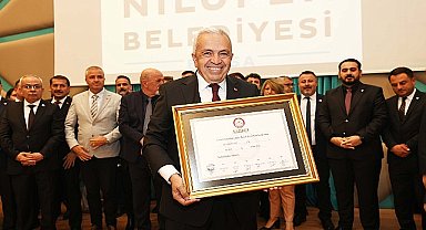 Şadi Özdemir mazbatasını aldı