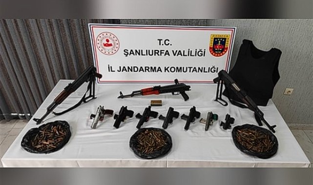 Şanlıurfa'da ruhsatsız silah operasyonu