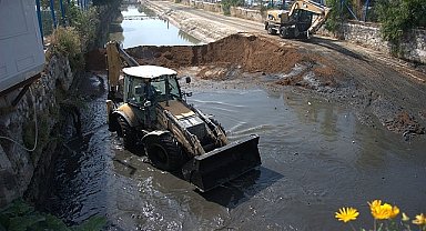 30 bin ton çamur çıkarıldı Manda Çayı'nda temizlik seferberliği