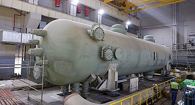 Akkuyu NGS'nin 1'İnci Ünitesinde Buhar Kızdırıcı - Ayırıcıların Montajı Tamamlandı