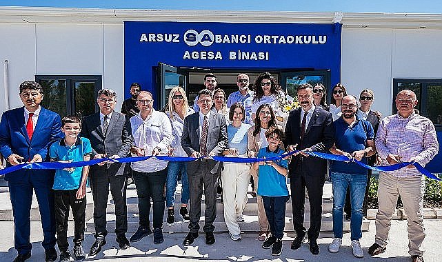 Arsuz Sabancı Ortaokulu AgeSA Binası Hatay'a Kazandırıldı