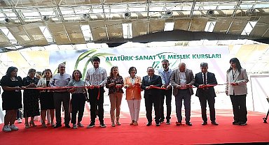 ATASEM kursiyerlerinden yıl sonu sergisi 