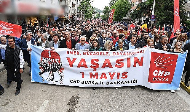 Başkan Aydın 1 Mayıs yürüyüşüne katıldı