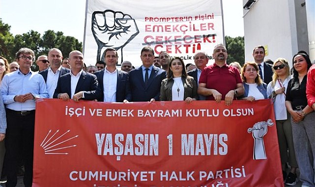 Başkan Tugay, 1 Mayıs'ı işçilerle kutladı