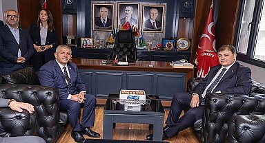 Başkan Tugay'dan MHP'ye ziyaret “İzmir'i tüm siyasi partilerle yönetmek istiyoruz