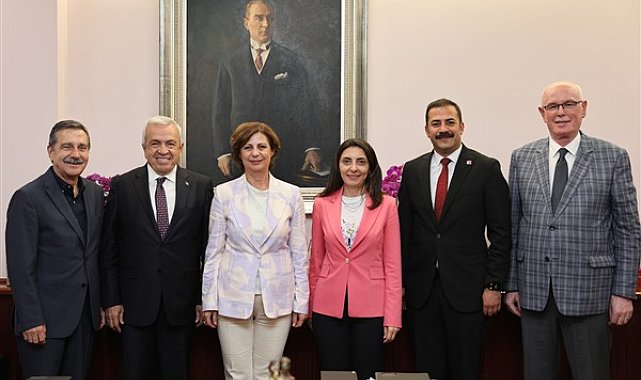 Başkan Ünlüce'ye CHP Bursa Milletvekili Kayışoğlu ve Başkan Özdemir'den ziyaret