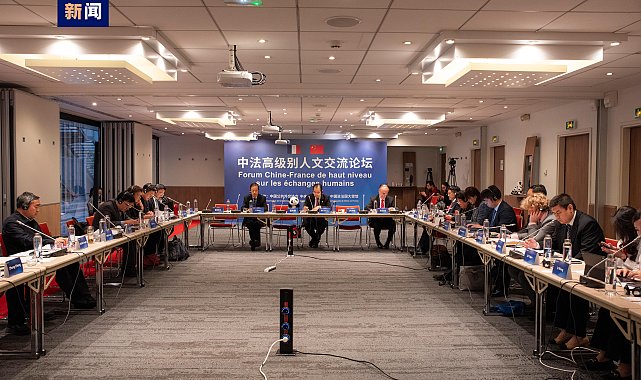 Çin-Fransa Üst Düzey Beşeri Forumu düzenlendi